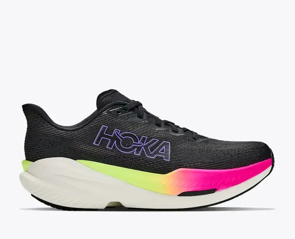 HOKA Mach X 3 Black Neon Nebula