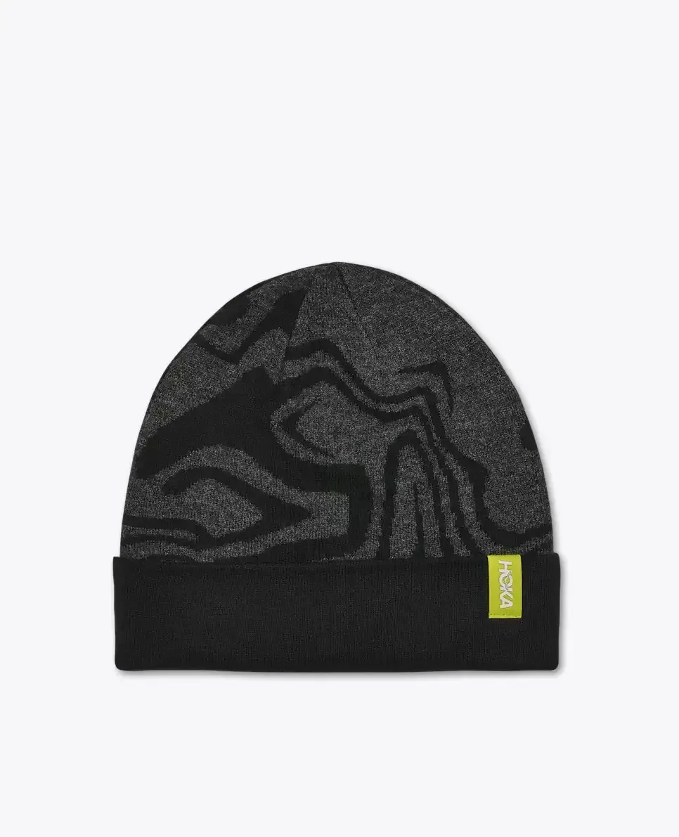 HOKA Winter Beanie Black